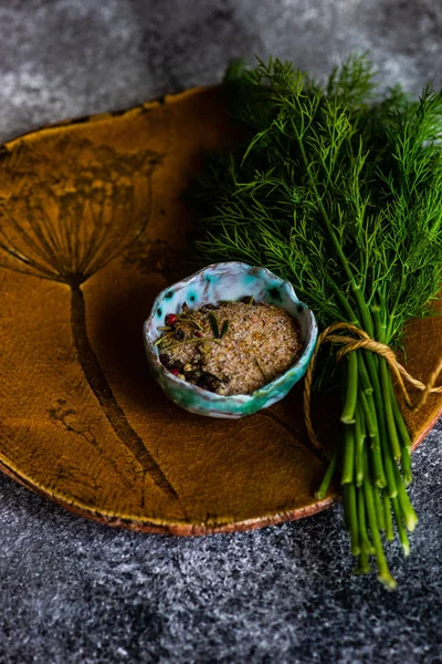 Kochkonzept mit Gewürzen — Stockfoto