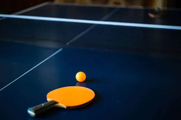 Pin pong juego de mesa — Foto de Stock