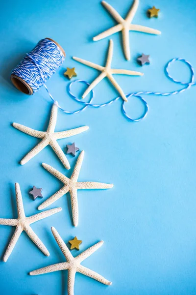 Concepto de descanso marino con estrellas de mar — Foto de Stock