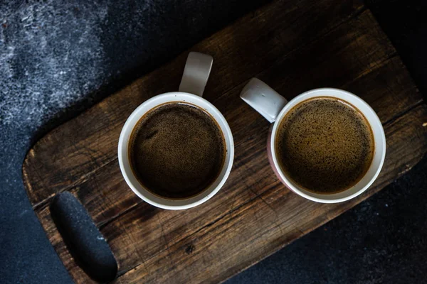 Concepto de café oscuro —  Fotos de Stock