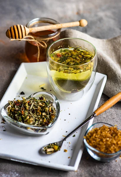 Concepto de té floral —  Fotos de Stock