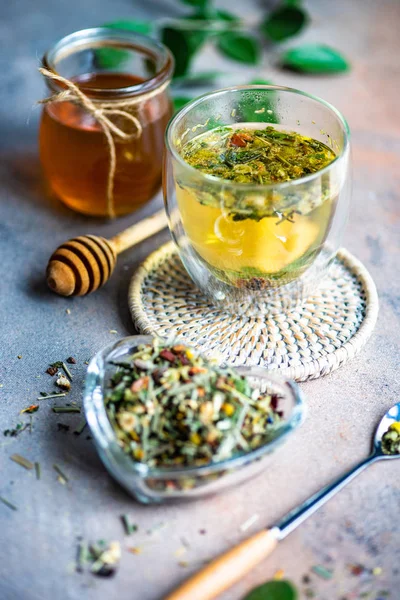 Concepto de té floral — Foto de Stock