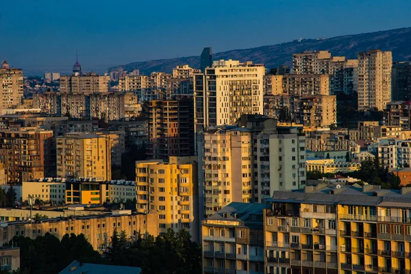 Gün batımında ay — Stok fotoğraf