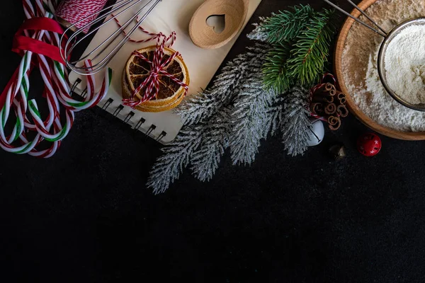 Weihnachtliches Kochkonzept — Stockfoto