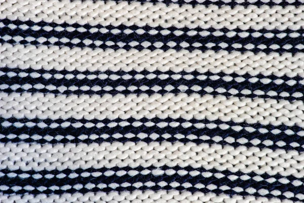 Knitted stripped scarf — Stock Photo, Image