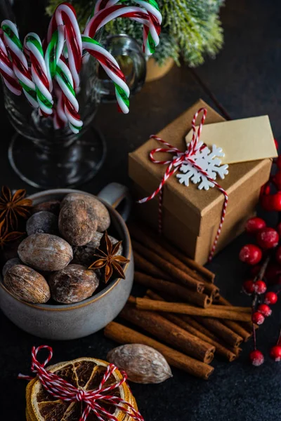 Concetto di biglietto di Natale — Foto Stock