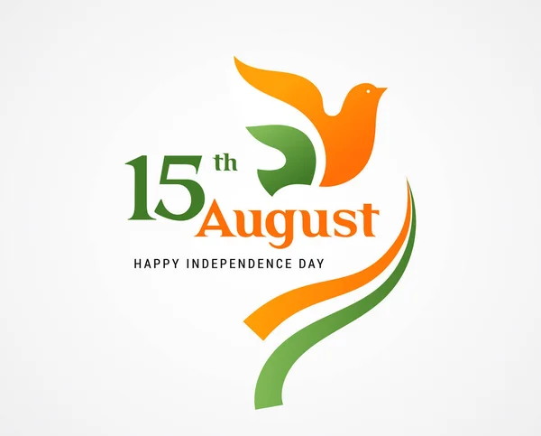Indyjski wakacje, uroczystości szczęśliwy dzień niepodległości, plakat i transparent — Wektor stockowy