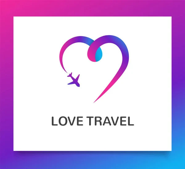 Podróży Agencja, logo aplikacji i wycieczki turystyka, wycieczki z przygodami, ikona i elementu — Wektor stockowy