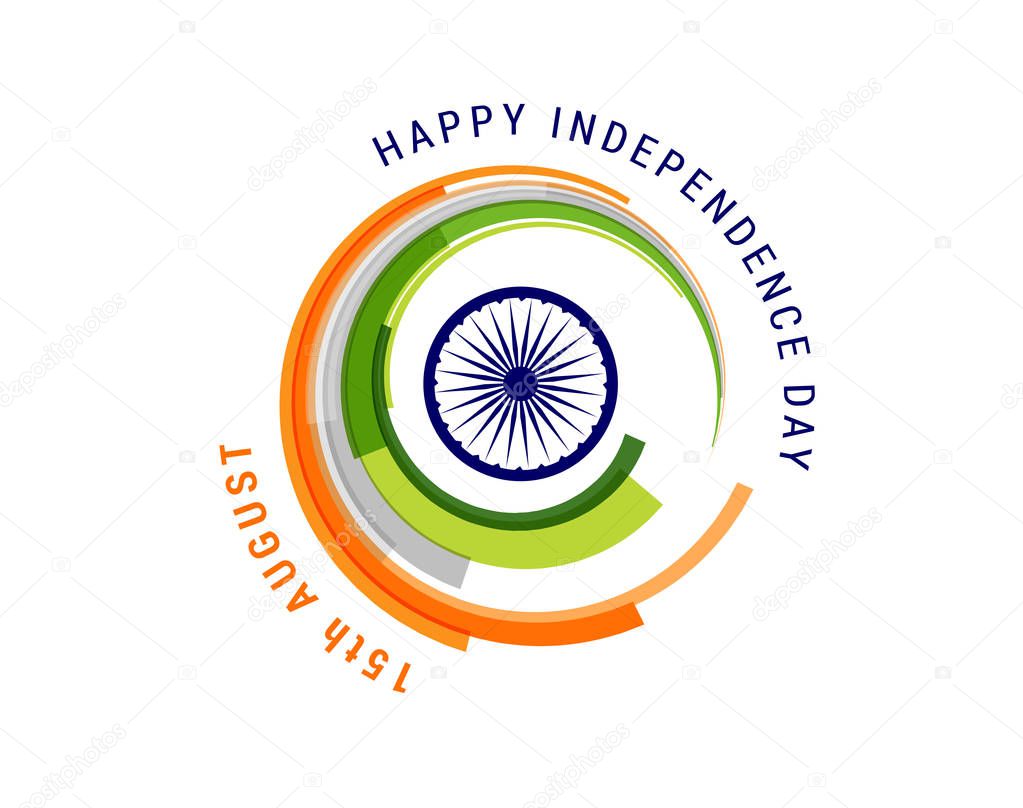 Indian holiday, Happy Independence Day celebration, poster and banner