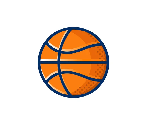 Kosárlabda logó, a szimbólum amerikai sport és a ikon — Stock Vector