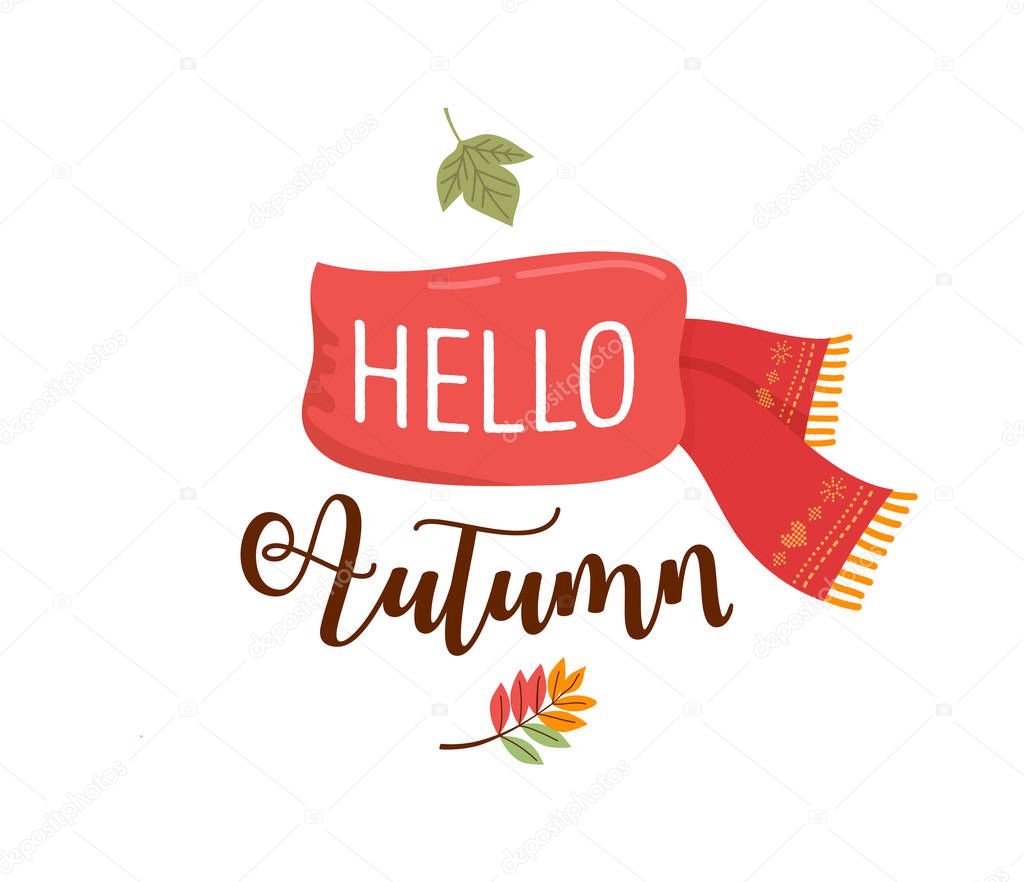 Autumn, fall season background, banner