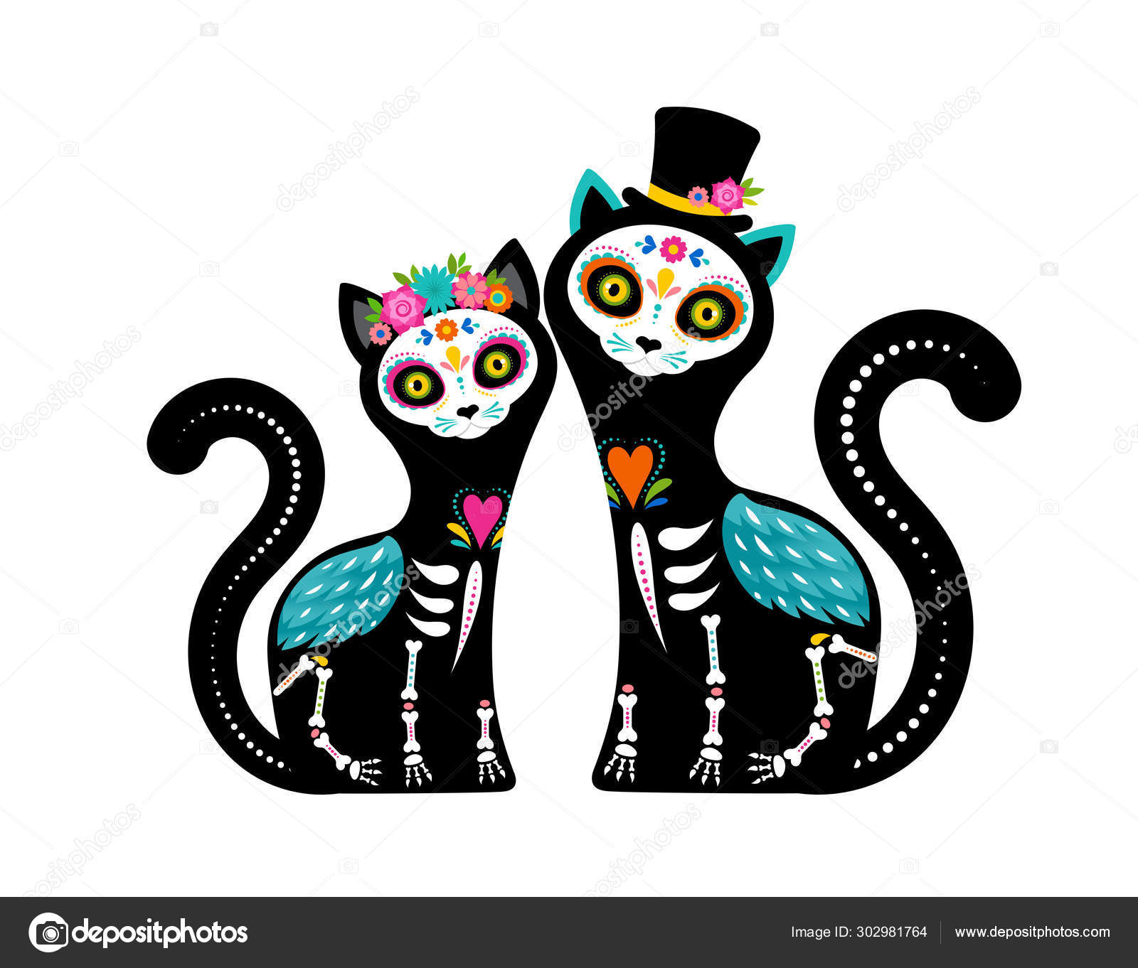 Dia De Los Muertos by Marsh Dia De Los Muertos Gato Rosa/Day of The Dead Cat Rose Throw Pillow Multicolor 16x16 Dia De Los Muertos by Marsh Dia De Los Muertos Gato Rosa/Day of The Dead Cat Rose Throw Pillow Multicolor 16x16