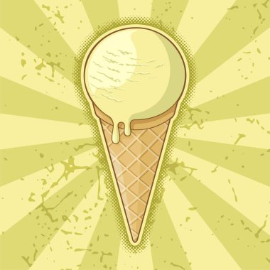 Tek Top Dondurma Konisi