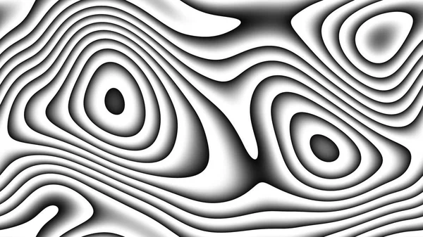 abstract curves - parametric curved lines and shapes 4k seamless background - illustration