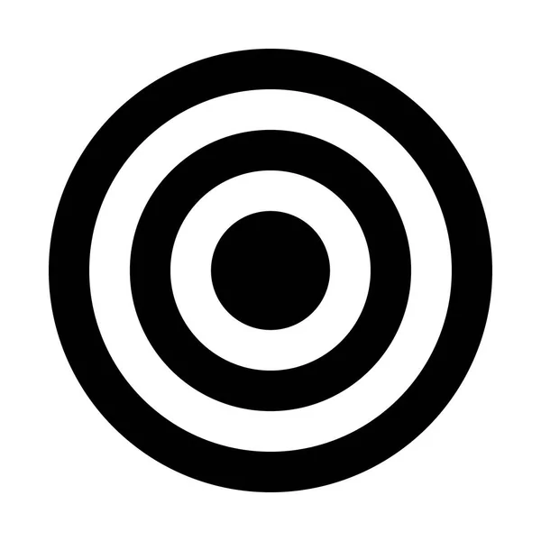 Знак Цілі Чорний Простий Прозорий Ізольований Векторні Ілюстрації — стоковий вектор