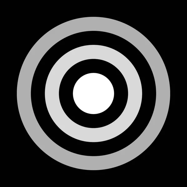 Знак Цілі Білі Відтінки Прості Прозорі Ізольовані Векторні Ілюстрації — стоковий вектор
