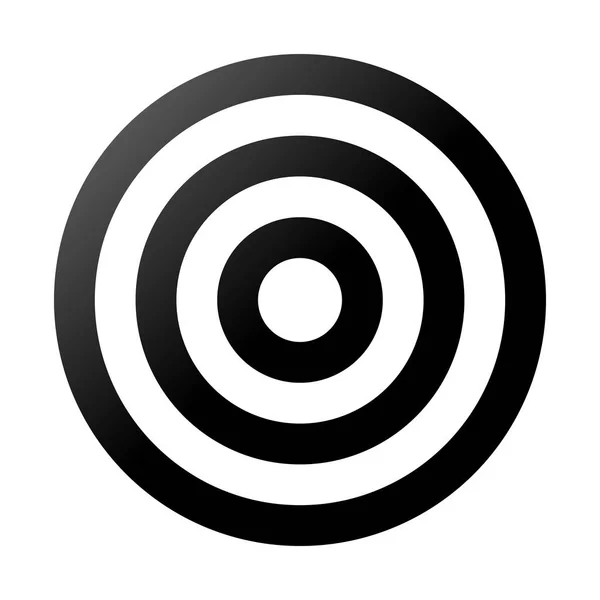 Знак Цілі Чорний Градієнт Прозорий Ізольований Векторні Ілюстрації — стоковий вектор