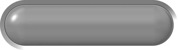 Web düğme 3d - gri parlak metal çerçeve, kolay ile gerçekçi — Stok fotoğraf