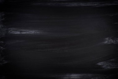 Tebeşir tahtaya ovuşturdu. Arka plan, boş şablon.