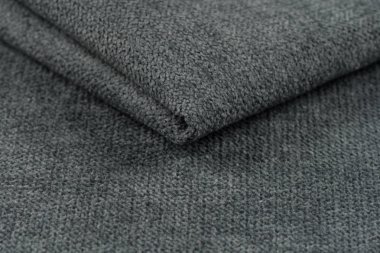 Buruşuk kumaş arka plan ve doku. Soyut arkaplan, boş şablon. Seçici odak.