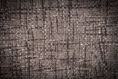 Gri kumaş dokusu. Arka plan, boş şablon.