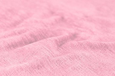 Buruşuk kumaş arka plan ve doku. Soyut arkaplan, boş şablon. Seçici odak.