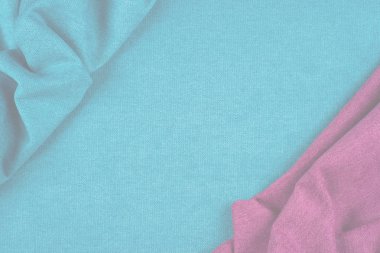 Doğal kumaş dokusu. Kumaş arka plan. Arka plan boş şablon. Üstten Görünüm.