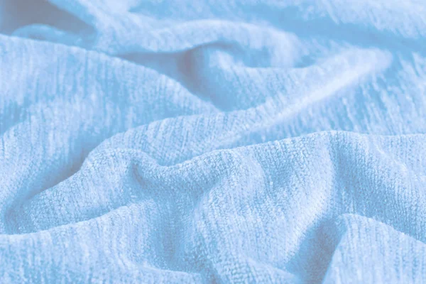 Смятая Ткань Фона Текстуры Абстрактный Фон Пустой Шаблон Селективный Фокус — стоковое фото