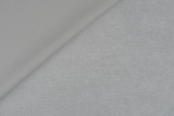 Textura Tela Gris Fondo Abstracto Plantilla Vacía Vista Superior — Foto de Stock