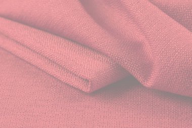 Buruşuk kumaş arka plan ve doku. Soyut arkaplan, boş şablon. Seçici odak.