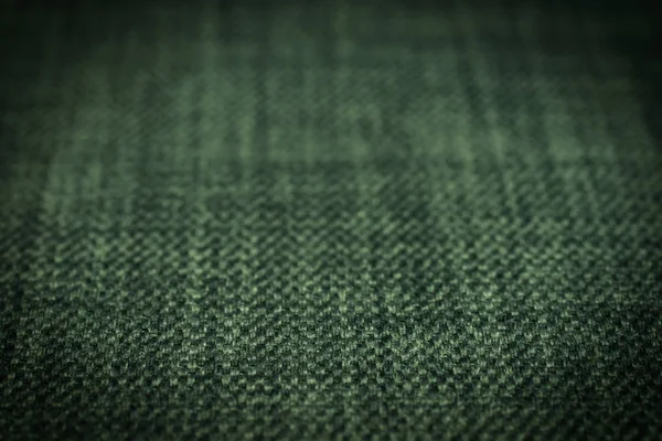 Green Fabric Texture Abstract Background Empty Template Selective Focus — Stock Photo, Image