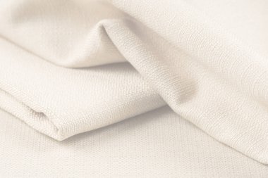 Buruşuk kumaş arka plan ve doku. Soyut arkaplan, boş şablon. Seçici odak.