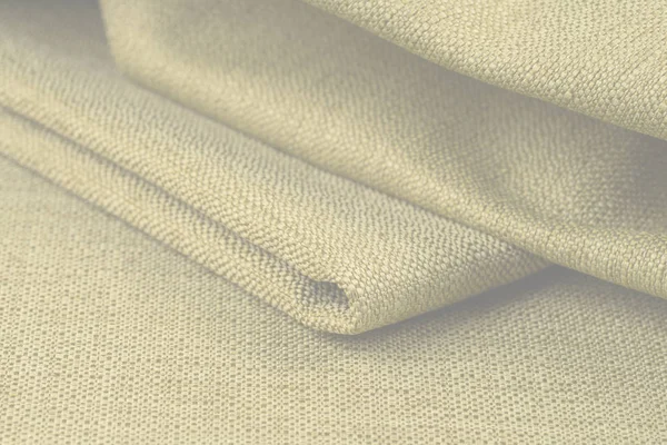 Buruşuk kumaş arka plan ve doku. Soyut arkaplan, boş şablon. Seçici odak.