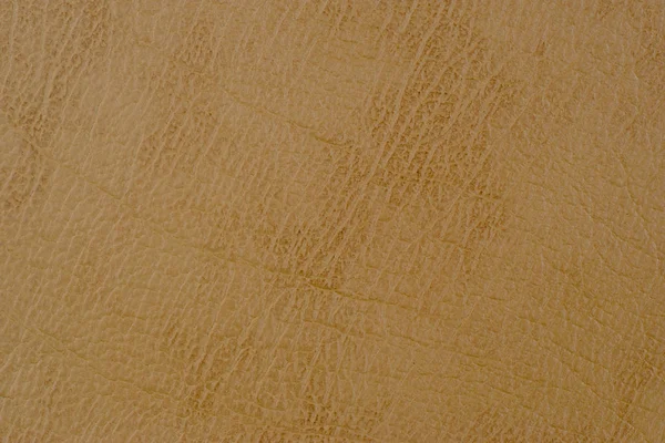 Light Brown Leather Texture Surface Close Natural Grain Cow Leather — Stock Photo, Image