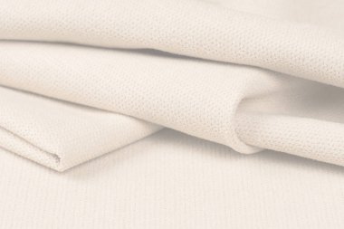 Buruşuk kumaş arka plan ve doku. Soyut arkaplan, boş şablon. Seçici odak.