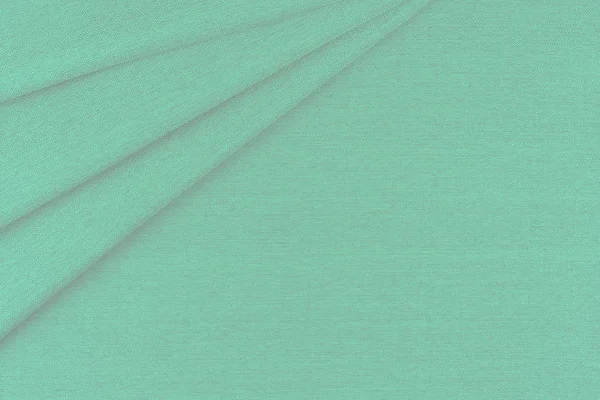 Primo Piano Tessuto Lana Colore Verde Sfondo Astratto Modello Vuoto — Foto Stock