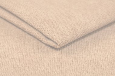 Buruşuk kumaş arka plan ve doku. Soyut arkaplan, boş şablon. Seçici odak.