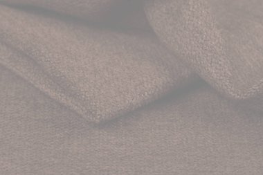 Buruşuk kumaş arka plan ve doku. Soyut arkaplan, boş şablon. Seçici odak.