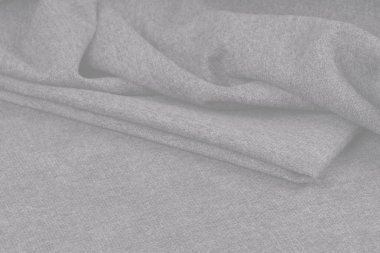 Buruşuk kumaş arka plan ve doku. Soyut arkaplan, boş şablon. Seçici odak.