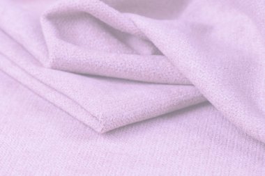 Buruşuk kumaş arka plan ve doku. Soyut arkaplan, boş şablon. Seçici odak.