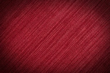 Kırmızı kumaş arka plan. Arka plan, boş şablon.