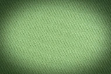 Yeşil kumaş doku arka plan. Arka plan, boş şablon. 