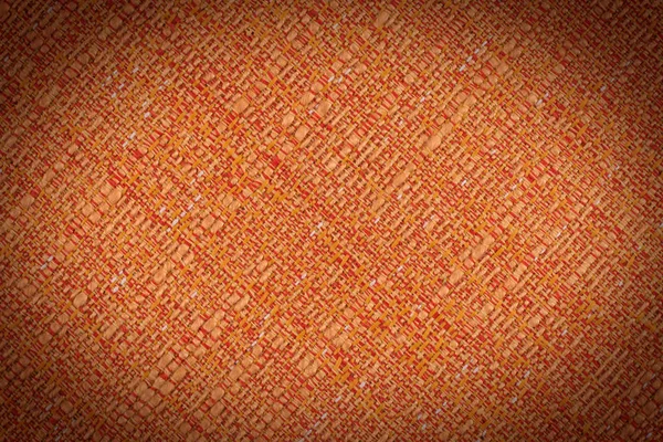 Fabric Texture Close Orange Fabric Texture Pattern Background Top View — Stock Photo, Image