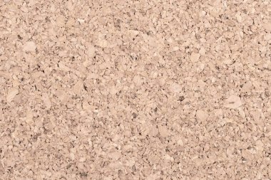 Mantar tahtası arkaplan dokusu - kendi mesajınızı ya da bülteninizi raptiyelerle girin. Üst görünüm. 