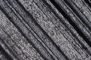 Gri kumaş dokusu. Arka plan boş şablon. Üstten Görünüm.