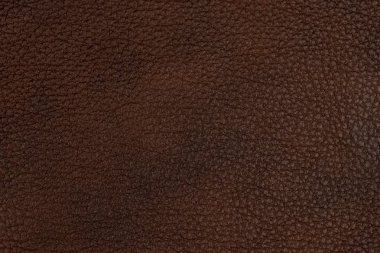Close-up brown leather texture to background. Abstract leather texture.  clipart