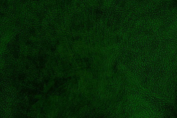 Dark green leather texture. — Stock Photo, Image