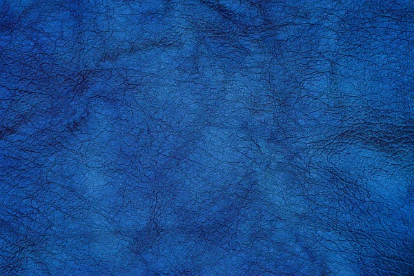 Темно-синий текстурированный кожаный фон . — стоковое фото