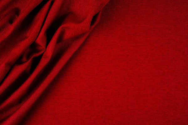 Textura de fondo de tela roja. Paño rojo . — Foto de Stock