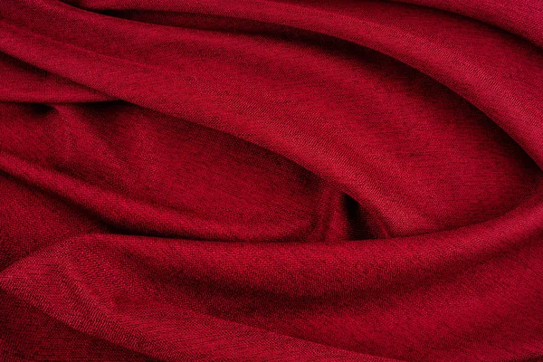 Red fabric background texture.Red cloth. — Stock Photo, Image